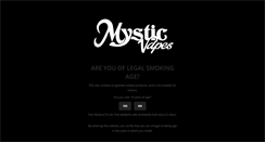 Desktop Screenshot of mysticvapes.net