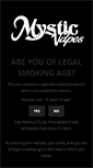 Mobile Screenshot of mysticvapes.net
