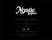 Tablet Screenshot of mysticvapes.net